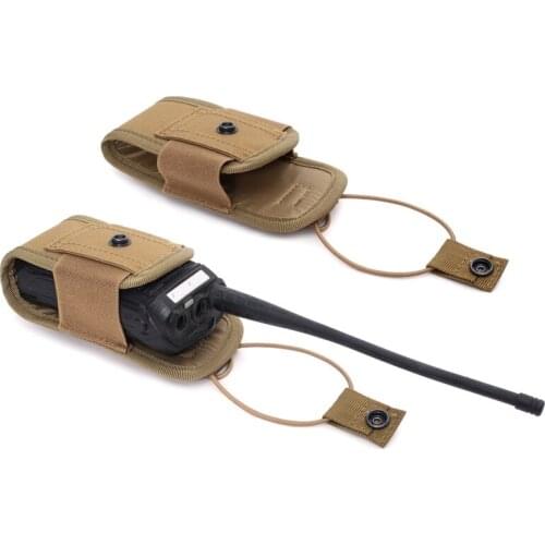 Military Tactical Molle Radio Pouch Shooting Airsoft Walkie Talkie Waist Holder Bag Outdoor Sports Hunting Magazine Mag Pouch j