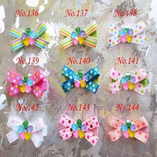 200 pcs summer fashion BLESSING Good Girl Boutique Custom 2 Inch Cross Hair accessories Bow Clip 297