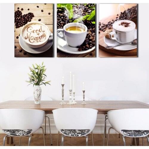 3pcs,Coffee Landscape,diamond embroidery 5d diamond painting full diamond mosaic pictures of rhinestones home decor