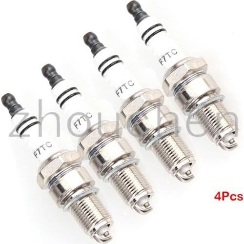 4pcs/lot High Quality Spark Plug F7TC for BP6EY BP6ET BP6EV BP6ES BP BP6EVX BP6EZ IW20 W20EX-U W20EXU W20T6ES-11