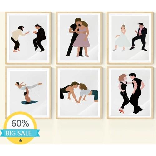 5D Diamond Painting Pulp Fiction Art Print Classic Movie Square/Round Embroidery Cross Stitch Kits Diamond Mosaic Home Decor