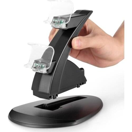 PS4 Accessories Joystick Charger For Dualshock 4 Micro USB Charging Stand Gamepad Charger ForSONY Playstation Controller