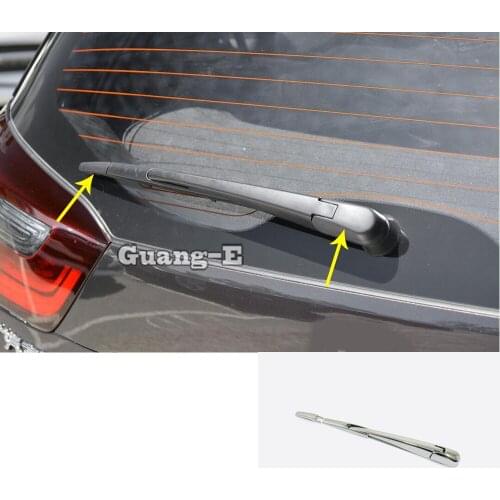 Car Sticker Trim ABS Chrome Car Rear Glass Wiper Nozzle Cover Tail Window Frame Lamp For Honda Fit Jazz 2020 2021