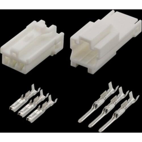 10pcs/lot Auto 3 pin Female Male Wire Harness Connector 7122-8335 Automotive Lamp Connector