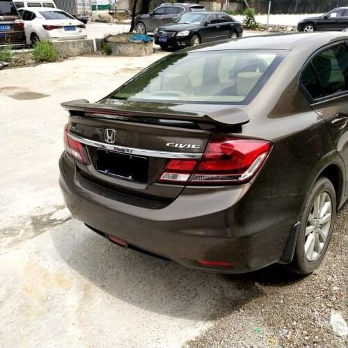 Charm2021 Fit For Hondas 9-generation 12-15 Tail and 9.5-generation Civic Refitted with Light Sports Paint Fixed Wing
