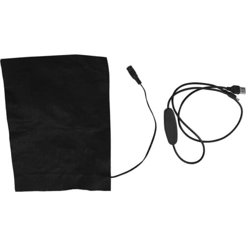 5V 2A USB Electric Heating Pad Heated Sheet Adjustable Temperature Pet Heating Pad for Cloth Jacket Waist Warmer Tablet