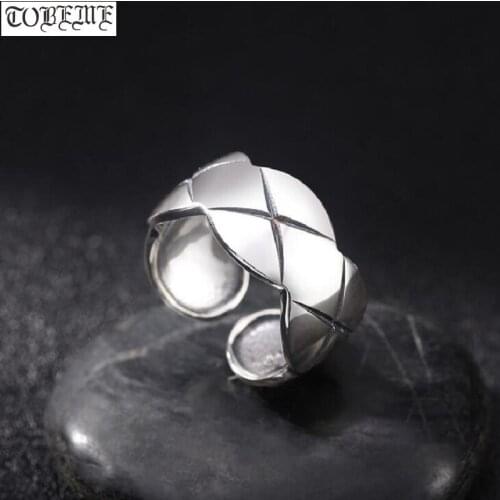 Handcrafted 100% 925 Silver Ring Thailand 925 Sterling Silver Ring Vintage Silver Lovers Ring resizable