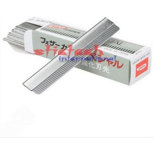 By dhl 500 packs 10pcs/pack Eyebrow Trimmer Blades Eyebrow Cutter Equipment Super Feather Cut Special Platinum Coated Edge Razor
