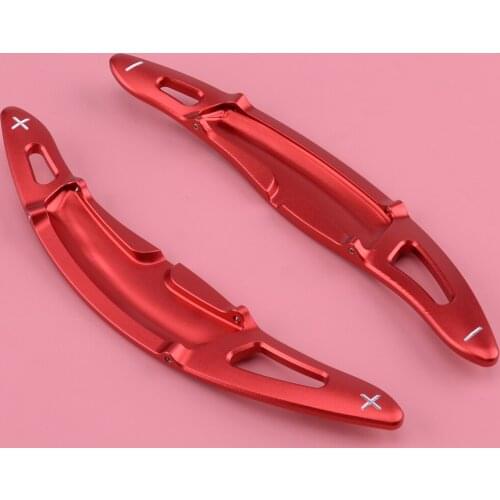 Red Aluminum Alloy Car Steering Wheel Shift Paddle Shifter Extension fit for Porsche Panamera Cayenne Macan 718 911 918