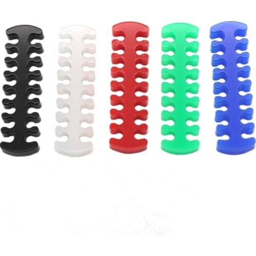 Angitu Factory Price Round 16pin Acrylic Cable Combs 50pcs/lot