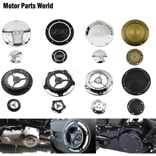 Motorcycle 5 Holes Derby Timing Timer Cover CNC Engine Cover For Harley Touring Street Glide Softail Night Train Dyna 1999-2017