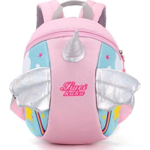 New Children Unicorn Backpacks 3D Girl Boys School Bags Toddler Kids Lovely Schoolbag Kindergarten Cartoon Pouch Mochila