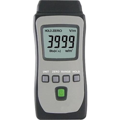 Original High Precision Portable Solar Radiation Power Meter Range 4000W/m2 634Btu/(ft2*h) Handheld Solar Power Tester