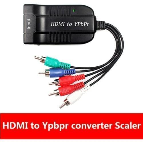 HDMI to Component converter cable Scaler ,HDMI in to Scaler Ypbpr 5RCA component out