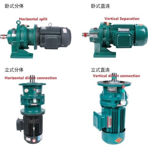 Planet Cycloidal Pinwheel Reducer with motor copper wire iron shell three-phase 380V vertical mixer Changzhou Speed machine