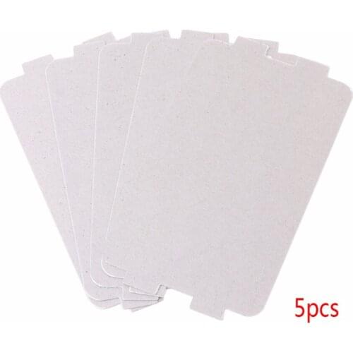 5Pcs Microwave Oven Mica Plate Sheet Thick Replacement Part 107x64mm For Midea