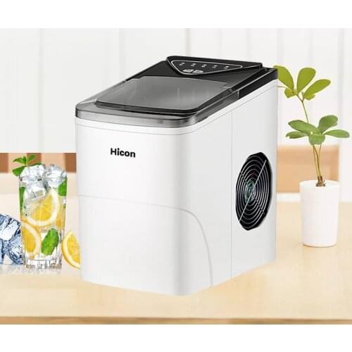 Portable Automatic electric ice Maker Household mini square shape ice making machine 15kg/24H home family small bar coffee shop