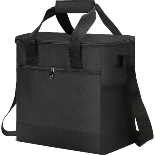 Simple Outdoor Waterproof Oil-proof Lunch Box Portable Thermal Insulated Tote Cooler Bento Pouch Container Food Storage Handbags