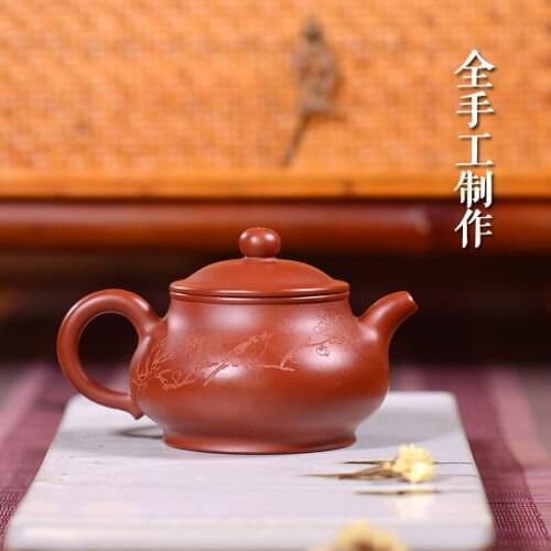 Are recommended by pure manual undressed ore Huang Longshan zhu mud dahongpao pot pan private custom with the teapot