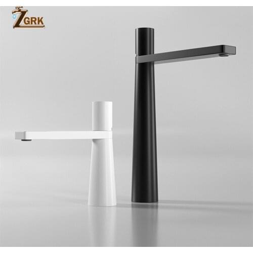 Bathroom Mixer Deck Mounted Vanity Faucet Single Holder Single Hole Faucet Bathroom New Design Black Washbasin Sink Taps High
