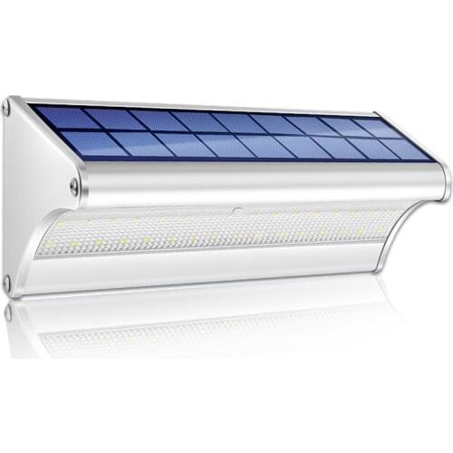 LED Solar Power Lamp PIR Motion Sensor Metal Solar Wall Light Outdoor Waterproof Garden Super Bright Energy Saving Lamp