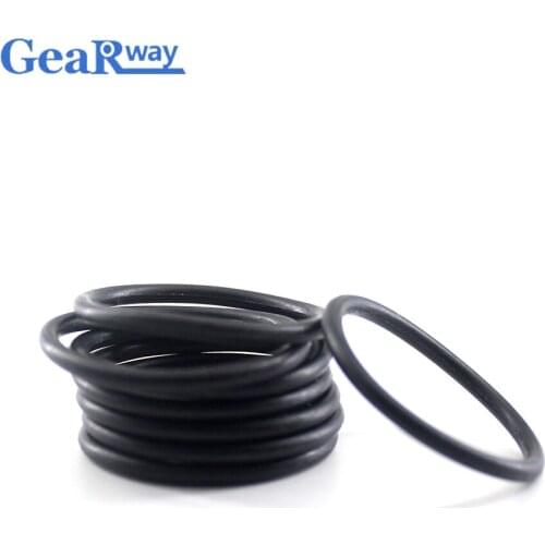 Gearway O Ring Seal Gasket 3.5mm thickness Black NBR O-Ring Seal 31/32/33/34/35/49/50mm OD 70 Hardness O Ring Sealing