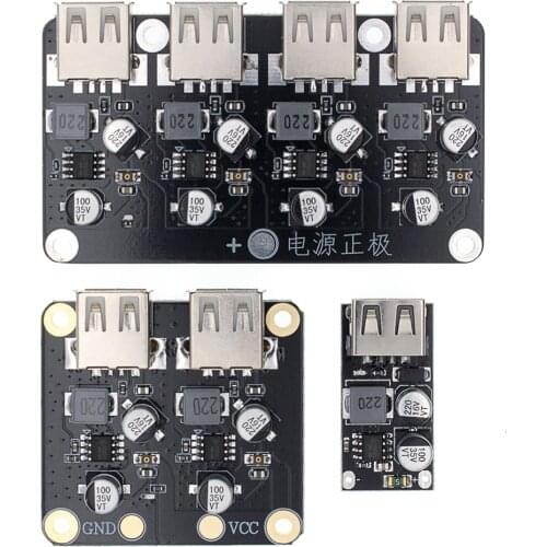 USB QC3.0 QC2.0 DC-DC Buck Converter Charging Step Down Module 6-32V 9V 12V 24V to Fast Quick Charger Circuit Board 3V 5V 12V