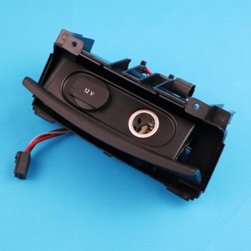 Rear Center Console Cigarette Lighter Socket 12V Power Outlet Assembly With Bezel For Audi A6 C7/S6/Avant quattro A7 4G0919565