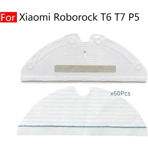 For Xiaomi Mi Roborock T6 T61 T65 T7 P5 Spare Parts Disposable Mop Rag Hanger Kit Sweeping Robot Vacuum Cleaner Home Accessories