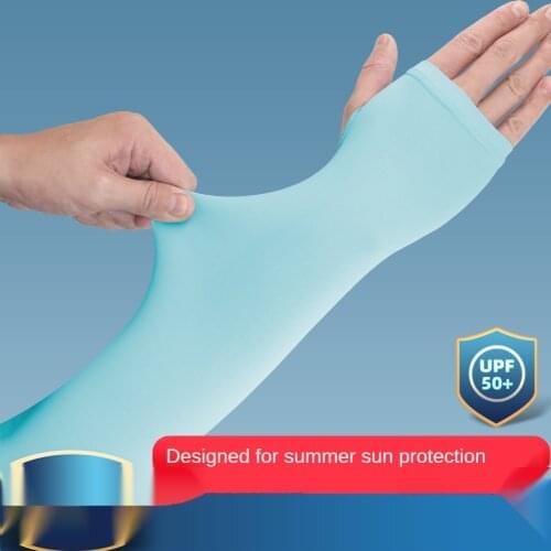 Arm Sleeves Summer Sun UV Protection For Men Women Ice Cool Cycling Running Fishing Climbing Driving Arm Cover Warmers 1 Pair