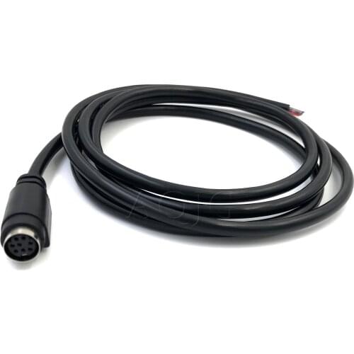 1 piece MD8 Mini Din 8 pin female adapter Cable Plug Socket conventer PLC Application shielding wires