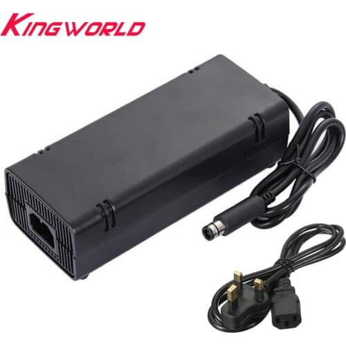 10pcs UK Plug 12V 115W AC Adapter Charger Power Supply Cable For Microsoft Xbox 360 E Console