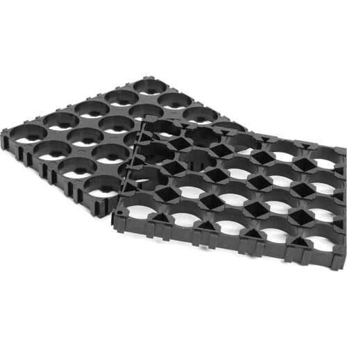 2pcs 4x5 Battery Bracket 18650 Safety Anti Vibration Holder Bracket 22x22mm pc+pp+gp Meterials Lithium Batteries Support Stand