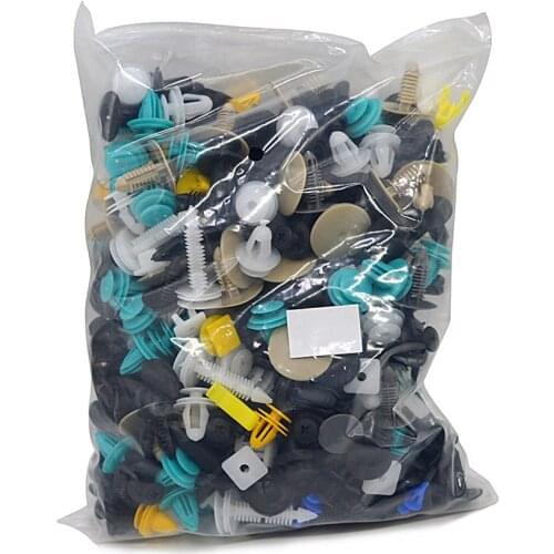 500Pcs Universal Mixed Vehicle Bumper Clips Retainer Fastener Rivet Door Panel Fender Liner