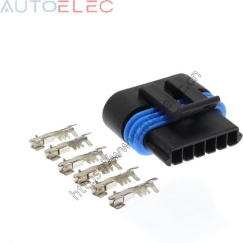 6way 12162210 Metri-Pack Housings car Electrical weatherproof Connector (Plug) For Delphi Mass Air Flow Sensor Connector AIRTEX