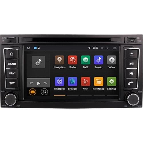 2DIN RAM 4GB CAR DVD GPS For VW Touareg T5 Multivan Tape Recorder Radio Android 9.0 Car DVD Touareg For VW Touareg 2004-2009
