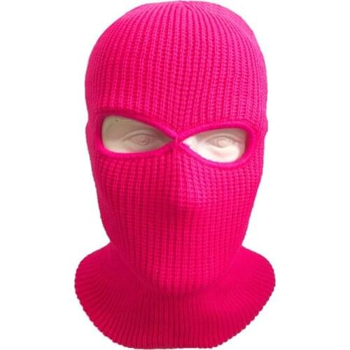 Balaclava Mask Hat Winter Cover Neon Mask Green Halloween Cap for Party Motorcycle Bicycle Ski Cycling Ski Mask 2 Holes