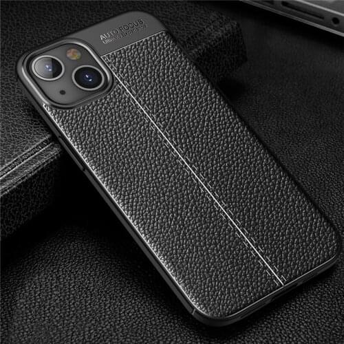 For iPhone 13 Mini Case Cover for iPhone 13 12 Mini 11 Pro Max X XS XR 7 8 Plus Cover Rubber Silicone Shell Business Phone Case