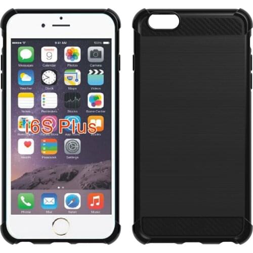 DSCACC Carbon Fiber Air Cushion TPU Case for iPhone 11 6.1 11pro 5.8 11 PRO MAX 6.5 6 6S Plus 7 8 X XR XS Max 100pcs