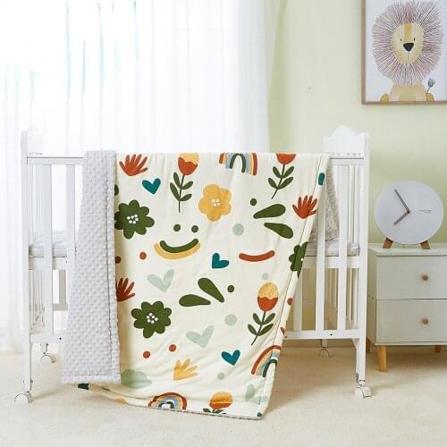 Children Thin Quilted Blanket Hug Quilt Appease Infant Sleeping Baby Bedding Accessories Newborn Washable Trolley Quilt Swaddle