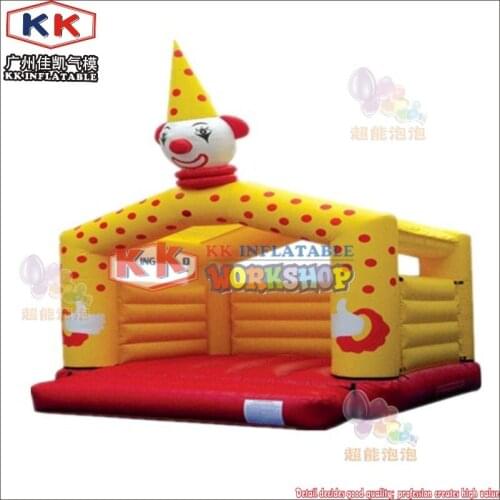 KK Factory Inflatable clown jumper, clown giant inflatable bouncer, bouncy castle for sale