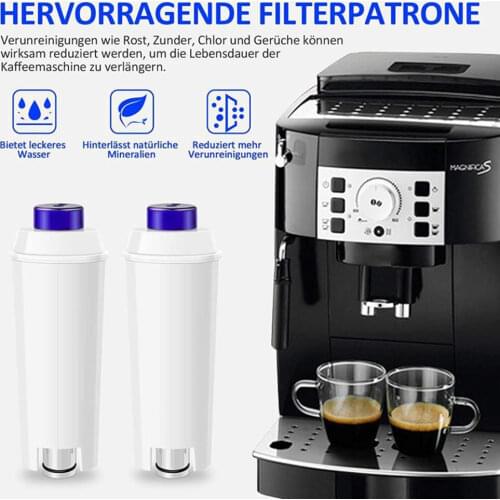 Coffee Filter Replacement for DeLonghi Filter DLSC002, DLS C002, Compatible with ECAM, ESAM, ETAM, BCO,EC680,EC800