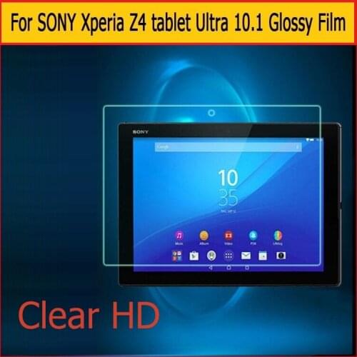 Best quality Anti-Scratches HD lcd Clear Glossy film For Sony Xperia Z4 tablet Ultra SGP 771 712 10.1" screen protection film