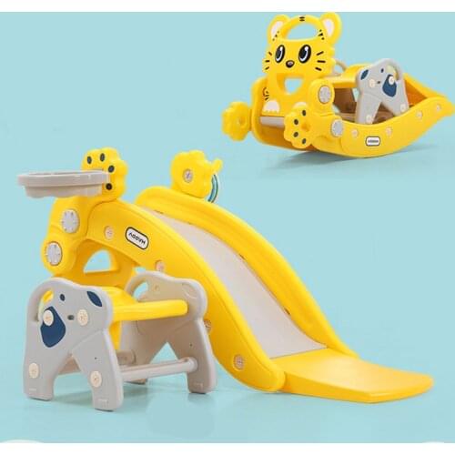 Multi-function Rocking Horse 3 in 1 Indoor playground Children Slide Animal Ride On Toys For Kids Birthday Gift