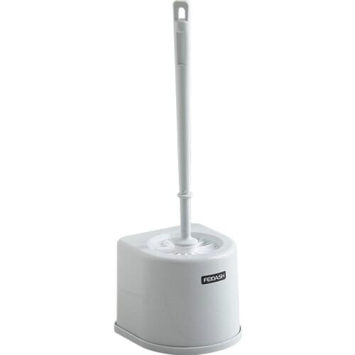 Nordic Style Toilet Brush Holder Set Lavatory Brush with Base Bathroom Brush for Toilet WC Accessories N2108