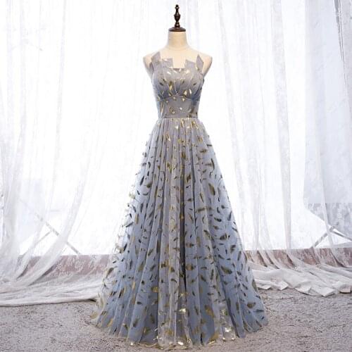 New Evening Dress Elegant Ruched Strapless Sleeveless A-Line Sequins Floor-Length Backless Lace Up Party Formal Gown Woman B379