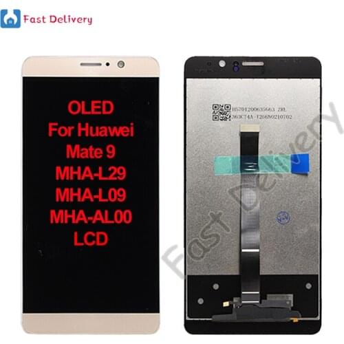 OLED For Huawei Mate 9 LCD Display Touch Screen Digitizer Assembly For Huawei MHA-L29 MHA-L09 MHA-AL00 LCD Replacement Accessory