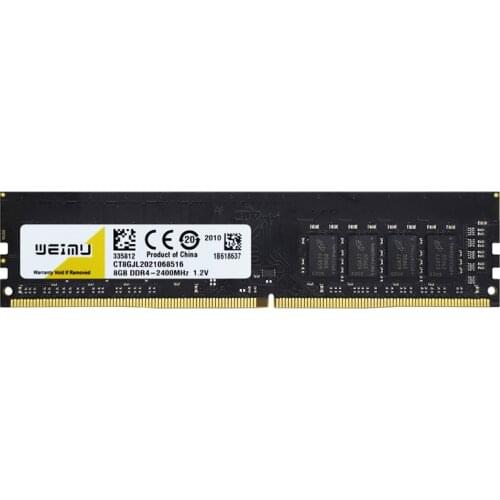 DDR4 4GB 8GB 2400MHz Desktop Memory PC4 19200U 288Pins 1.2V Non-ECC Unbuffered AMD and INTEL UDIMM RAM