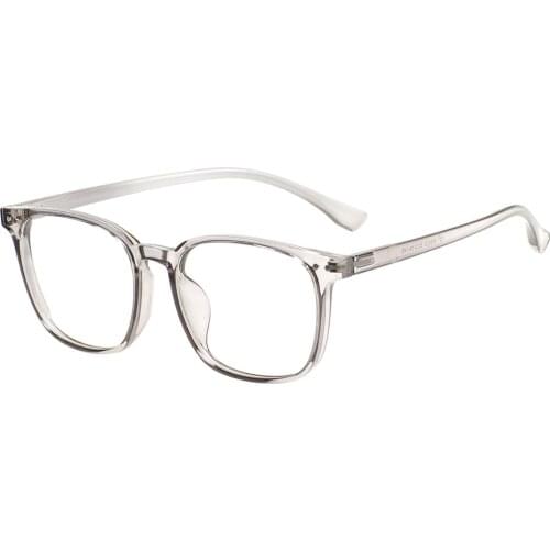 Men and Women Fashion Lightweight Square Eyeglasses TR90 Full Rim Transparent Prescription Glasses Frame For Optical Lenses