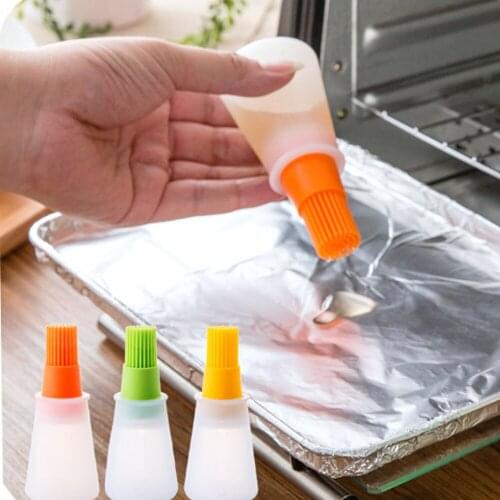Baking utensils Silicone oil bottle brush Edible oil brush DIY BBQ oil brush DIY cake tool